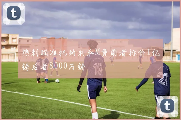 热刺瞄准托纳利和M费前者标价1亿镑后者8000万镑